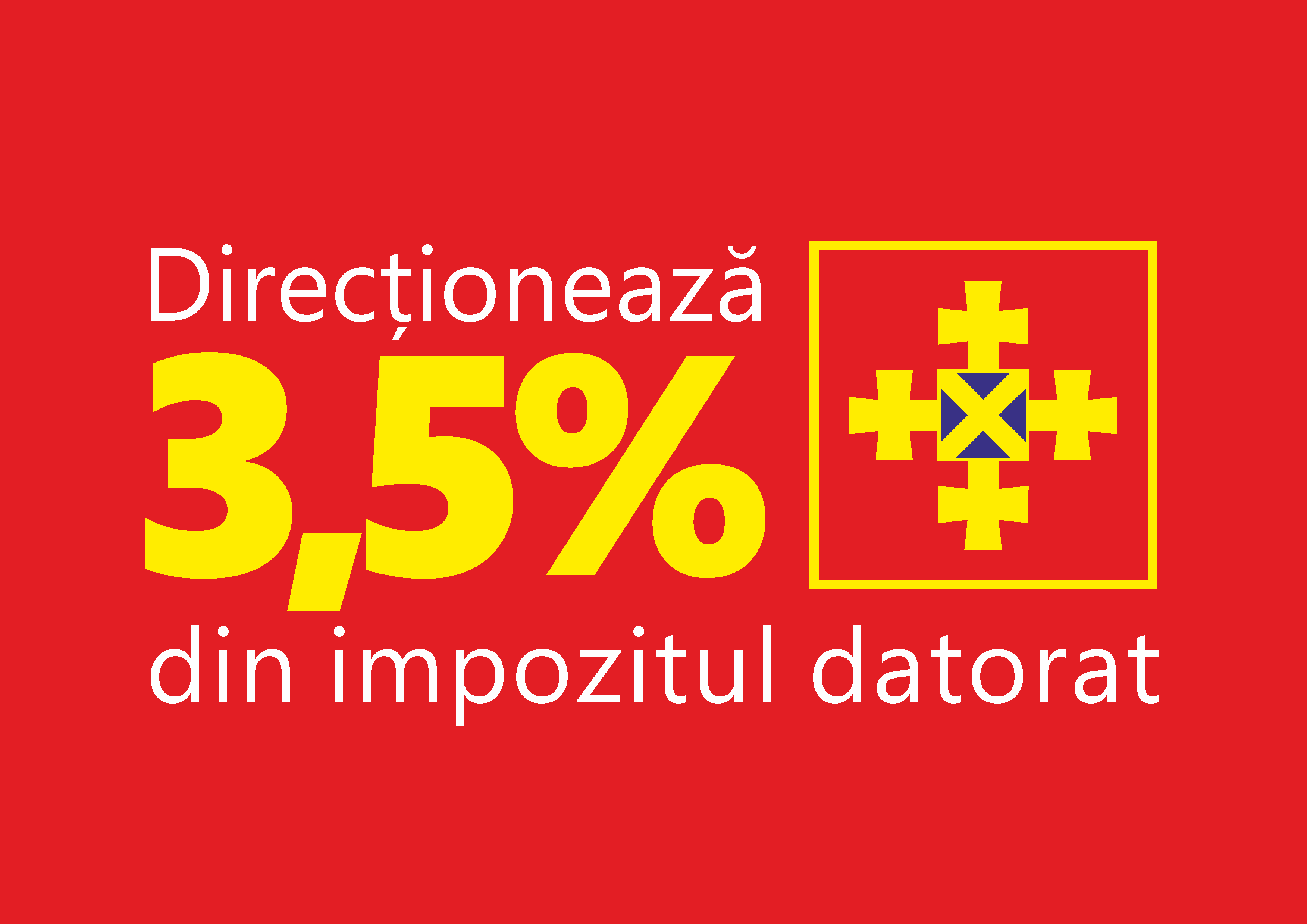 Redirecționează 3,5% către Filantropia