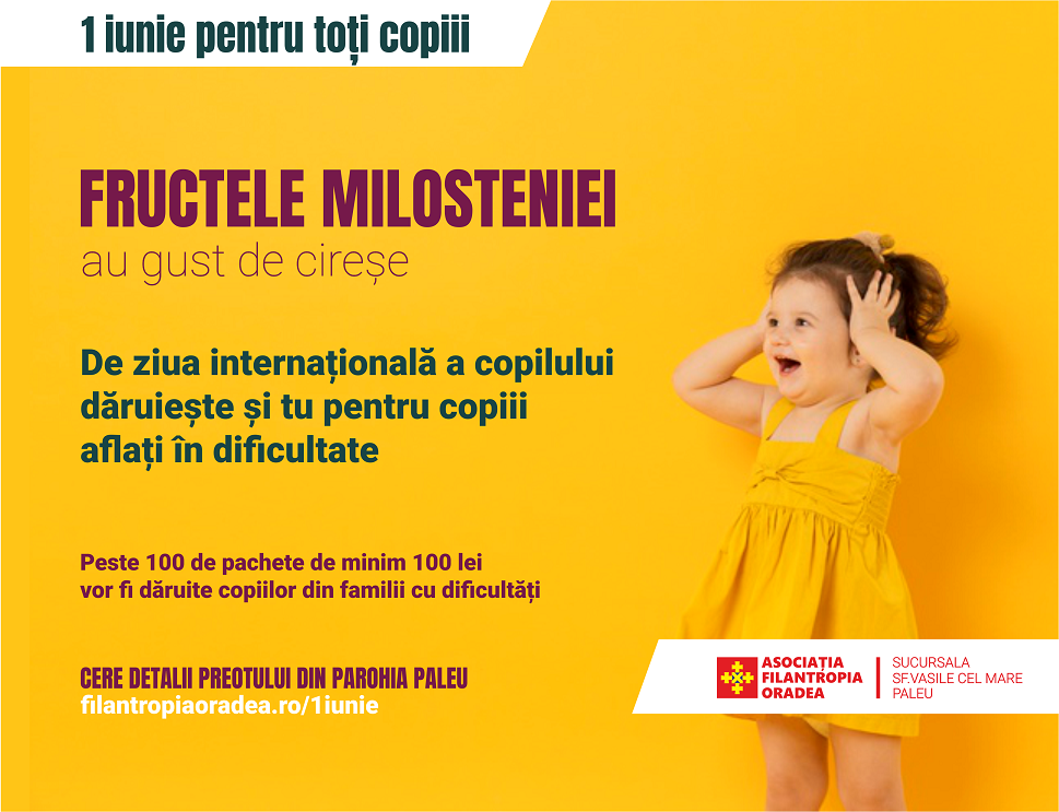 Fructele milosteniei au gust de cireșe