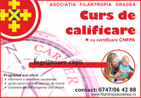 Curs de calificare - îngrijitor copii