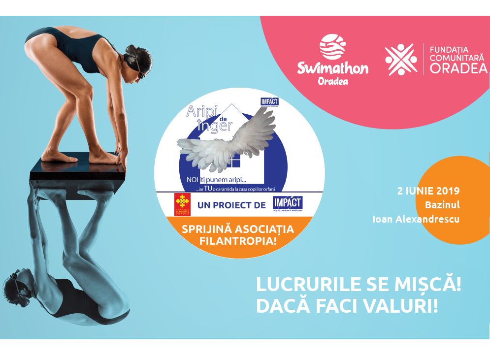 ”Aripi de înger” la Swimathon