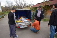 Donația de alimente de la Școala Dacia